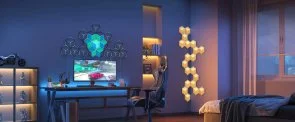Фото: Настінний світильник Govee H606A Glide Hexagon Light RGBIC Wi-Fi/BT 7pcs White (H606AC81) № 10 | KTC