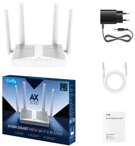 Фото: Wi-Fi Роутер Cudy WR3000E 1.0 (WR3000E_EU_V1.0) № 3 | KTC