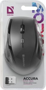 Миша Defender Accura MM-365 Black (52365)