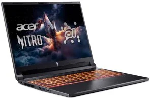 Фото: Ноутбук Acer Nitro V 16 AI ANV16-61-R630 NH.U1EEU.008 Black - 16" IPS 180 Гц / AMD Ryzen AI 9 / 365 / DDR5 32 ГБ / PCI-E SSD 1 ТБ / GeForce RTX 5070 № 2 | KTC