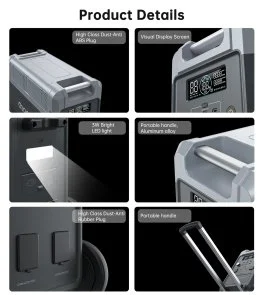 Фото: Зарядна станція Choetech BS066 3600W 3840Wh (BS066-Main) № 10 | KTC