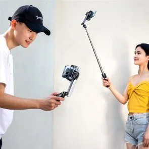 Фото: Стедікам RTAKO Q09 Mini Electric Gimbal Stabilizer with AR Detach Black (6975068272314) № 5 | KTC