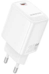 Зарядний пристрій BOROFONE BN26 Fuente 20W White (6941991120237)