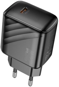 Зарядний пристрій Hoco CS24A Puerto PD 25W Black (6942007639750)