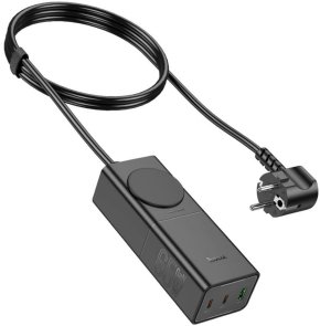 Зарядний пристрій Hoco NS4 Sharp 65W Black (6942007617352)