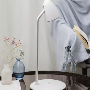 Настільна лампа з бездротовою зарядкою Proove Modern white