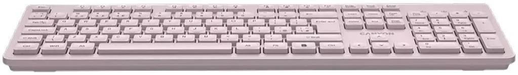 Фото: Клавіатура Canyon HKB-W01 UKR/ENG Wireless Beige (CNS-HKBW01BG) № 5 | KTC