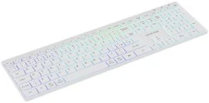 Фото: Клавіатура Canyon HKB-W11 UKR/ENG BT/WL White (CNS-HBTK11W) № 3 | KTC