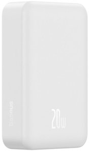 Батарея універсальна Baseus Magnetic Mini Wireless Fast Charge 20000mAh 20W White (PPCX150002)