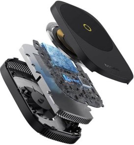 Baseus MagPro II Series Ultra-Thin Magnetic Phone Cooler (with Wireless Charger), Cosmic Black
