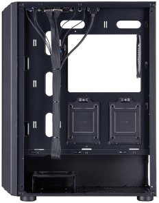 Корпус 1stPlayer H6-BK-4F7 Black with window