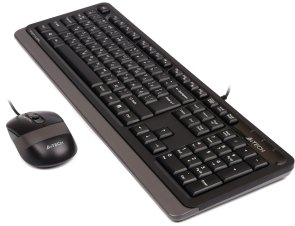 Комплект клавіатура+миша A4tech F1010 Grey
