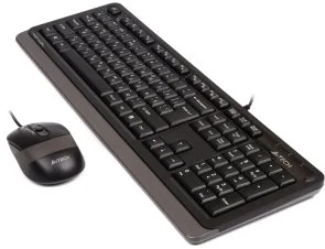 Фото: Комплект клавіатура+миша A4tech F1010 Grey № 3 | KTC