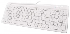 Клавіатура, Maxxter KB-01W-UA USB, White