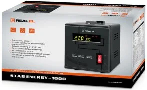Фото: Стабілізатор Real-EL Stab Energy-1000 (EL122400012) № 7 | KTC