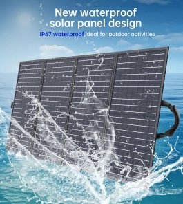 Сонячна панель Choetech SC010 160W Black (SC010-BK)