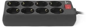 Фото: Мережевий фільтр Real-EL RS-8 Protect 8/5m Black (EL122300024) № 4 | KTC