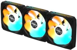 Фото: Кулер Gigabyte EZ Chain RVS Fan 120 3pcs Black (GP-GBT EZRVSFAN1203) № 3 | KTC