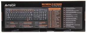 Фото: Клавіатура A4tech KR-83 USB-Black (KR-83_USB-Black) № 4 | KTC