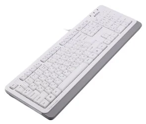 Фото: Клавіатура A4tech FKS10 USB White (FKS10 (White)) № 2 | KTC