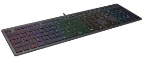 Клавіатура A4tech FX60H Fstyler Neon backlit Grey (FX60H USB (Grey) Neon backlit)