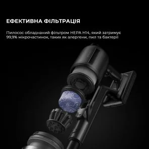 Фото: Ручний бездротовий пилосос Dreame Z30 Aqua Cycle (VZV77B) № 5 | KTC