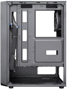 Корпус 1stPlayer FD3-BK-4F7 Black with window