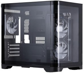 Корпус 1stPlayer UV5-BK-2FC7R-1FC7 Black with window