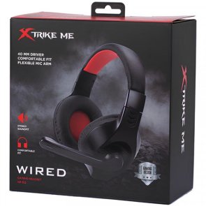 Гарнітура Xtrike Me HP-312 Black/Red