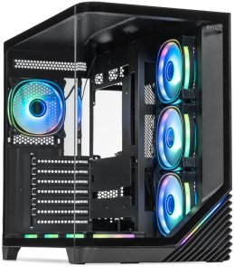 Корпус QUBE MIRAGE 7ARGB Black with window (MIRAGE_GBNU3)