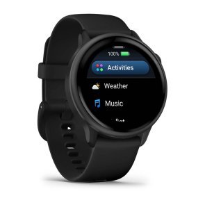 Смарт годинник Garmin vivoactive 6 Slate with Black Band (010-02985-00)