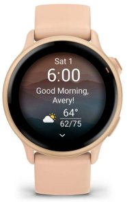 Смарт годинник Garmin vivoactive 6 Metallic Pink Dawn with Pink Dawn Band (010-02985-03)