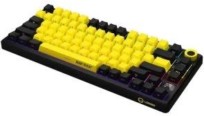 Фото: Клавіатура Lorgar KBP7075W Toxic Purple ENG WL/RT/USB Black/Yellow (LRG-KBP7075W-YL-US) № 3 | KTC