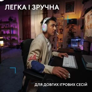 Фото: Гарнітура Logitech G522 Lightspeed White (981-001550) № 10 | KTC