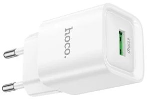 Фото: Зарядний пристрій Hoco C145A Charm 18W White (6942007630214) № 3 | KTC