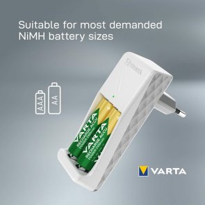 Зарядний пристрій Varta Mini Charger with 2xAAA 800mAh (57656201421)
