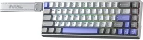 Фото: Клавіатура Aula WIN68 HE Max Magnetic Switch ENG/UKR Grey/White/Purple (6978080504081) № 4 | KTC