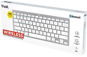 Клавіатура, Trust Basics UA Wireless, White