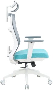 Крісло OfficePro Balance OC550-W-DG-BL White/Dark Gray/Blue