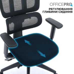 Крісло OfficePro Skyline OC580-B-B-B Black