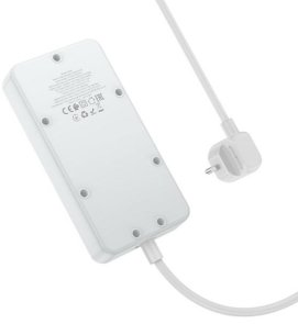 Мережевий фільтр Hoco AC8A Storm 4xUSB 3/1.5m White (6942007600101)