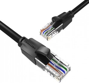 Патч-корд Vention UTP RJ45 Cat.6 1.5m Black (IBEBG)