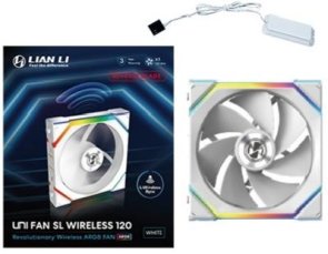 Кулер Lian-Li Uni Fan SL Wireless 120 Reverse White (G99.12RSL1W1W.00)