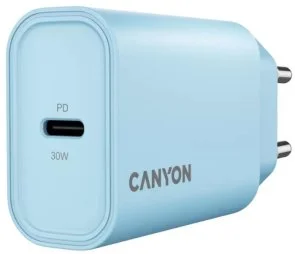 Фото: Зарядний пристрій Canyon OnCharge 30CL 30W Blue (CNE-CHA30CLLBL) № 4 | KTC