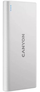 Батарея універсальна Canyon PB-108 10000mAh White (CNE-CPB1008W)
