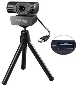 Фото: Web-камера Canyon CNS-CWC6N Black № 3 | KTC