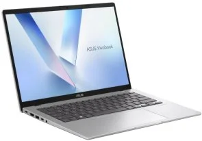 Фото: Ноутбук ASUS Vivobook 14 M1407GA-LY006 Cool Silver - 14" IPS 60 Гц / AMD Ryzen AI 7 / 445 / DDR5 16 ГБ / PCI-E SSD 512 ГБ / Radeon Graphics № 2 | KTC