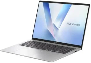 Фото: Ноутбук ASUS Vivobook 16 M1607GA-MB010 Cool Silver - 16" IPS 60 Гц / AMD Ryzen AI 7 / 445 / DDR5 16 ГБ / PCI-E SSD 512 ГБ / Radeon Graphics № 2 | KTC