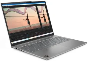 Фото: Ноутбук Lenovo IdeaPad Slim 5 16ARP10 83HU004QRA Luna Grey - 16" IPS 60 Гц / AMD Ryzen 5 / 7535HS / DDR5 16 ГБ / PCI-E SSD 512 ГБ / Radeon Graphics № 2 | KTC