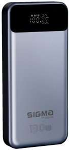 Батарея універсальна SIGMA Mobile X-Power SI30A7QLX 30000mAh 130W Silver